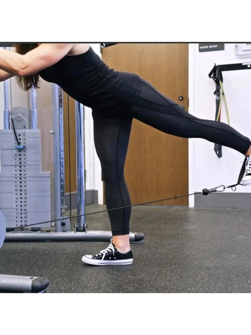 Lululemon Conduit Crop Black